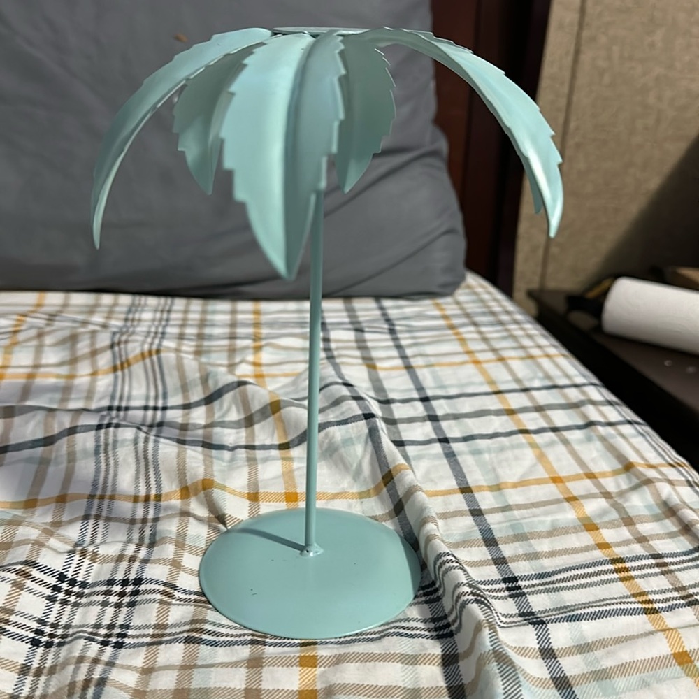 Palm tree blue flimsy